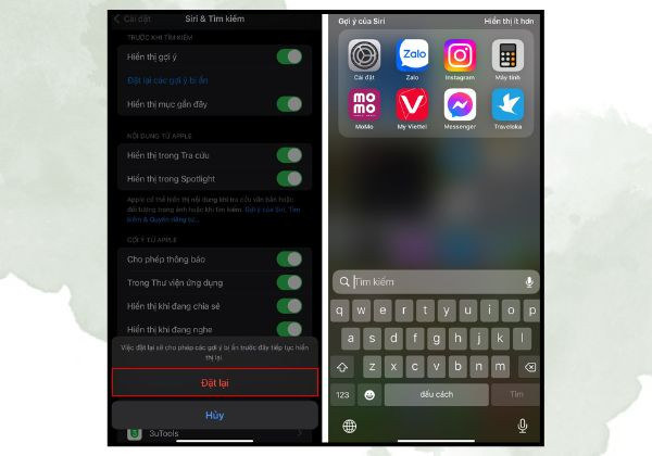 Reset Siri trên điện thoại iPhone bước 2