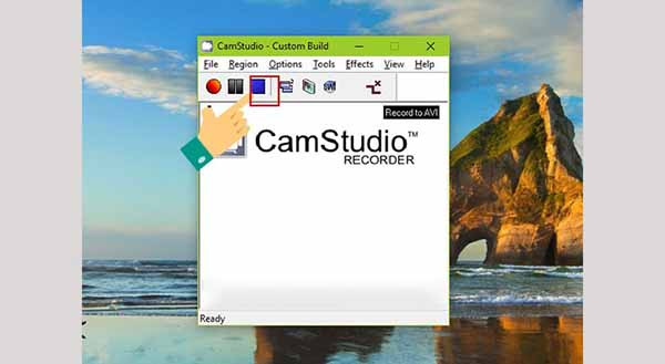 Sử dụng Camstudio bước 5