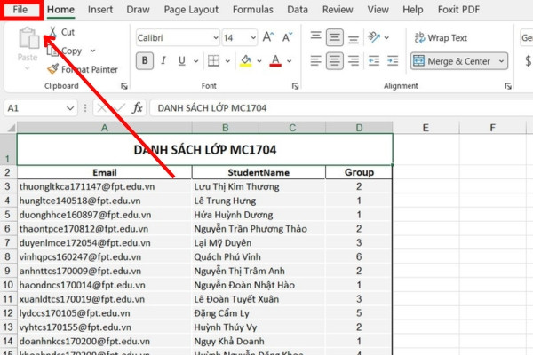 Sử dụng Proofing bước 1