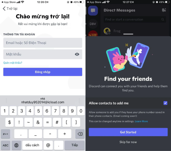 Tải Discord về điện thoại bước 2