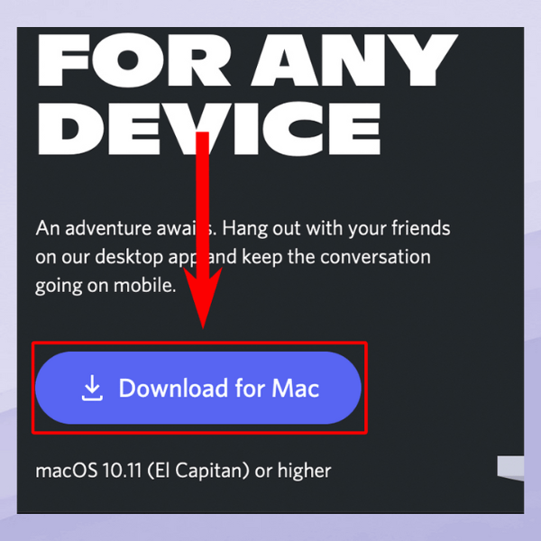 Tải Discord cho MAC bước 1