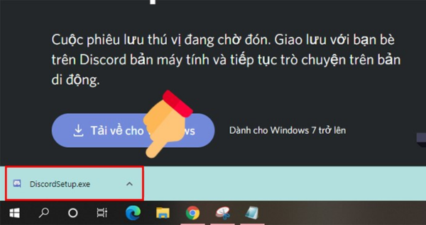 Tải Discord cho Window bước 2