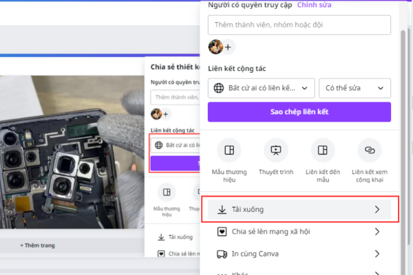 Tải file canva về máy tính Tải file canva về máy tính