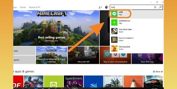 Tải Line PC bản Microsoft Office bước 2