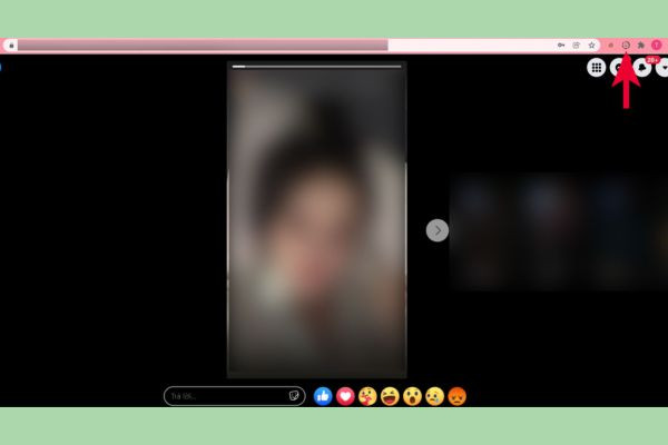 Tải Story Facebook bằng tiện ích Story Saver bước 2