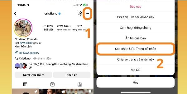 Tải Story Instagram trên điện thoại bước 2