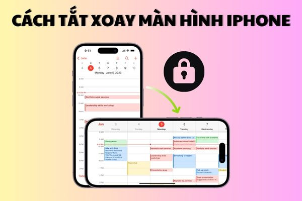 tắt xoay màn hình iPhone tắt xoay màn hình iPhone
