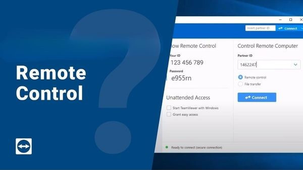 Teamviewer for Remote Control - Ứng dụng điều khiển máy tính bằng điện thoại