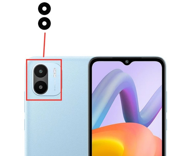 Thay kính camera Xiaomi Redmi A2 Plus