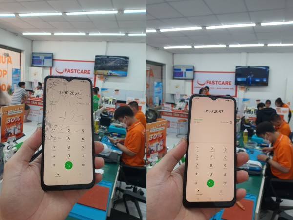 Thay kính Oppo ở FASTCARE