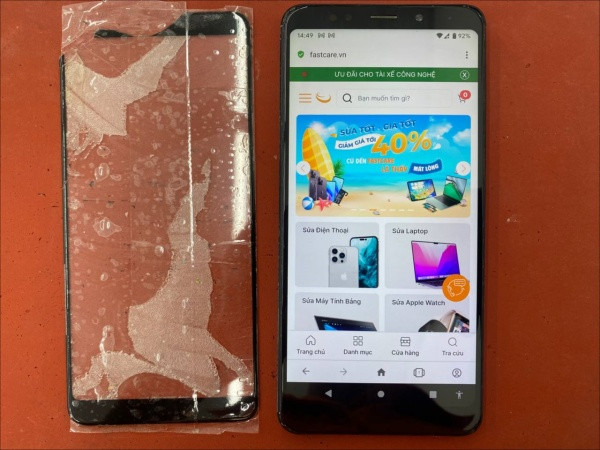 Thay kính Xiaomi ở FASTCARE