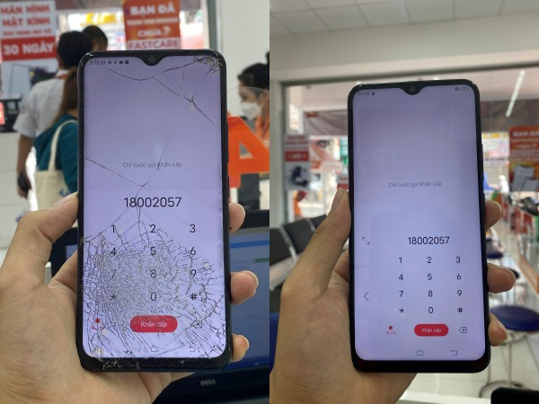 Thay mặt kính Vivo chuẩn xác ở FASTCARE
