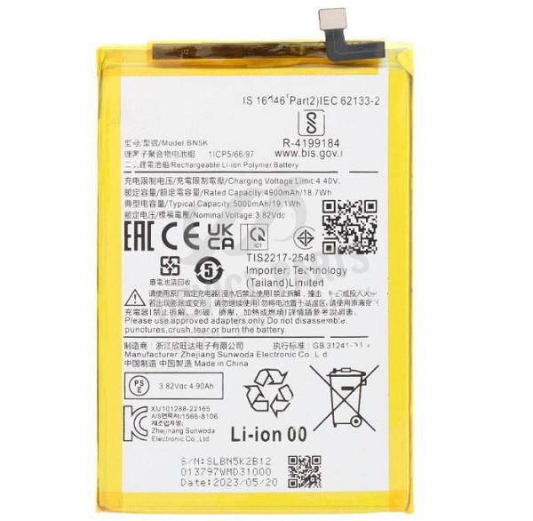 Thay pin Xiaomi Redmi 12C