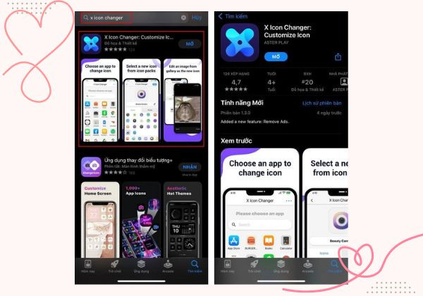 Thay đổi theme cho iPhone bằng ứng dụng X Icon Changer bước 1
