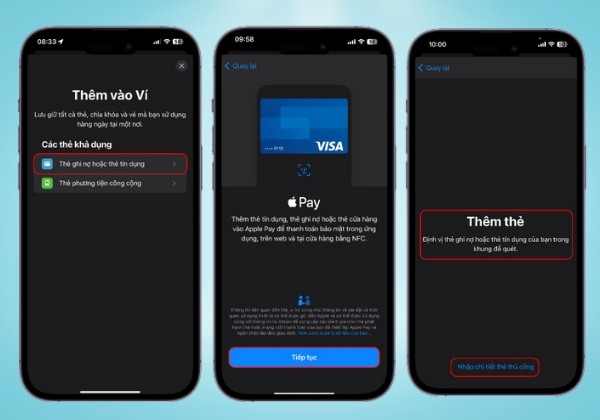 Thiết lập Apple Pay trên iPhone nhanh chóng bước 2