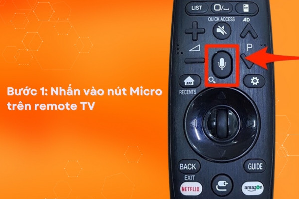 Tìm kiếm giọng nói trên TV thông minh bước 1