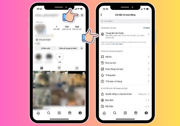 tìm tài khoản Instagram bằng số điện thoại bước 1 tìm tài khoản Instagram bằng số điện thoại bước 1