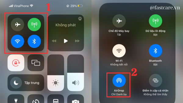 Cách sử dụng Airdrop trên iPhone B1