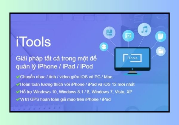 trình chiều màn hình iPhone lên máy tính qua iTools trình chiều màn hình iPhone lên máy tính qua iTools