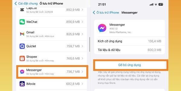 Xóa bộ nhớ cache bước 2