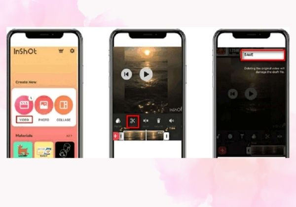 Xóa logo TikTok bằng Inshot
