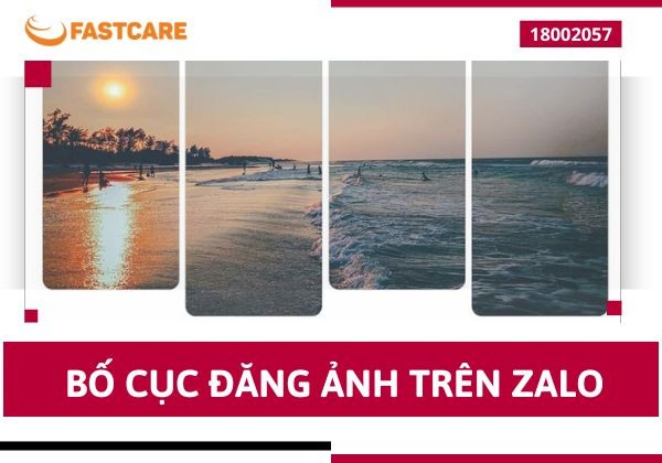 Bố cục đăng ảnh trên Zalo