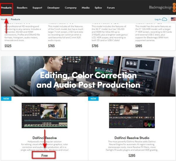 Cách tải Blackmagic DaVinci Resolve B2
