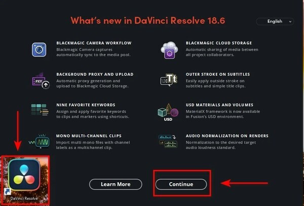 cài đặt phần mềm Blackmagic Davinci Resolve B7