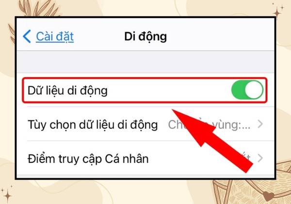 Cách bật điểm truy cập cá nhân trên iPhone bước 2 Cách bật điểm truy cập cá nhân trên iPhone bước 2
