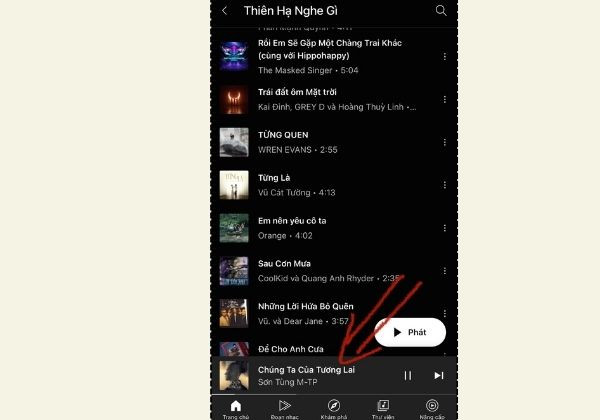 Cách bật tính năng hẹn giờ đi ngủ trên Youtube Music bước 1