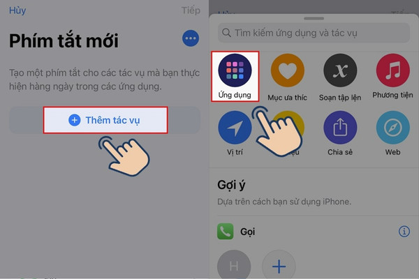 Cách cài đặt phím tắt gọi nhanh cho iPhone với liên hệ khẩn bước 2