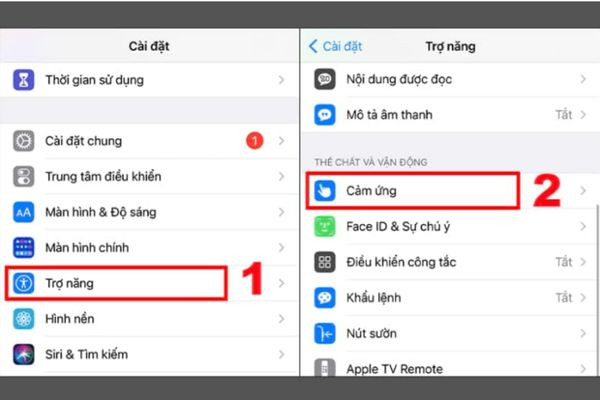 Cách chụp màn hình có Dynamic Island bằng phím Home ảo bước 1