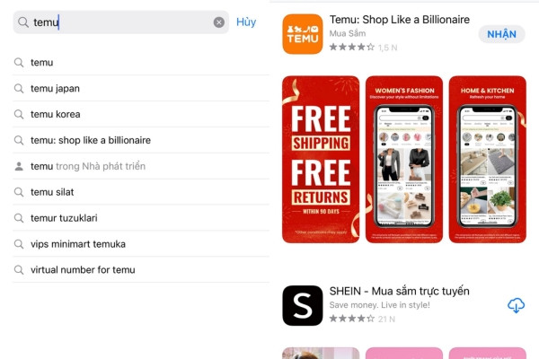 cách tạo tài khoản trên iOS bước 2