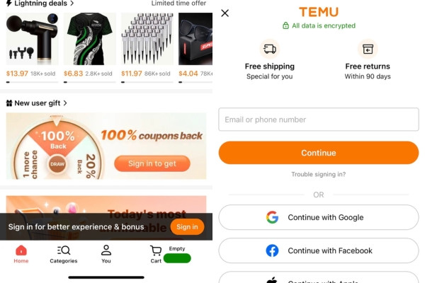 cách tạo tài khoản trên iOS bước 4