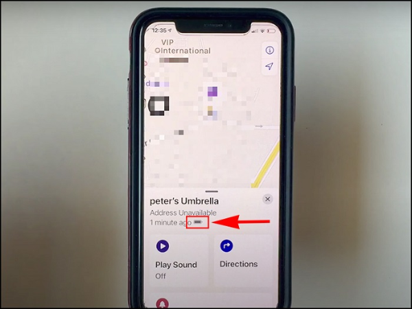 Cách kiểm tra pin Airtag bước 3