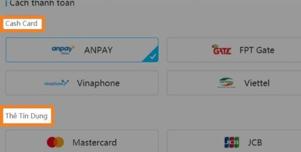 Cách nạp Genshin Impact bằng Website HoYoverse bước 3