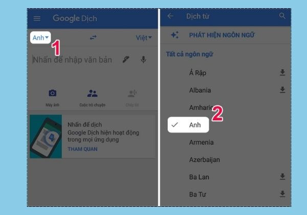 Cách sử dụng tính năng ghi âm Google dịch B2