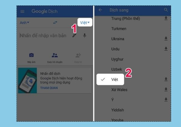Cách sử dụng tính năng ghi âm Google dịch B3