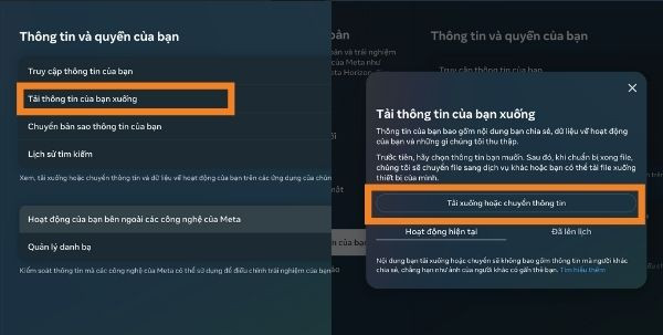 Cách tải đoạn hội thoại trên Messenger về máy tính bước 3
