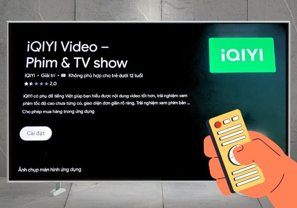 Cách tải iQIYI trên tivi cho người dùng B5