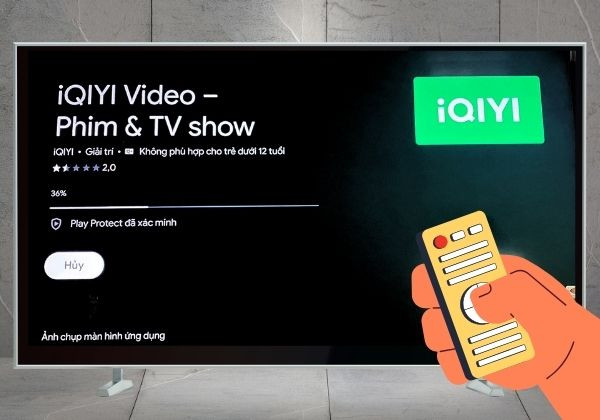 Cách tải iQIYI trên tivi cho người dùng B6