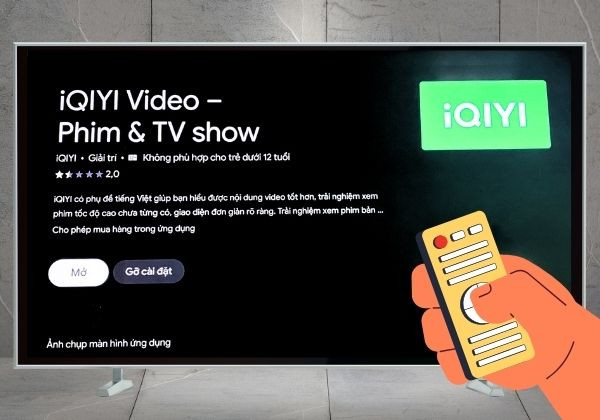 Cách tải iQIYI trên tivi cho người dùng B7