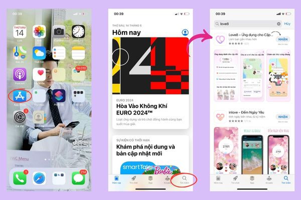 Cách tải Love8 trên IOS Cách tải Love8 trên IOS