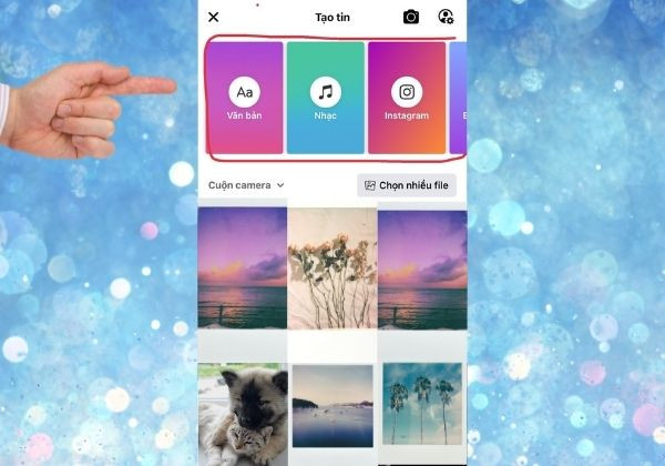 Cách tạo bình chọn trên Story Facebook B3