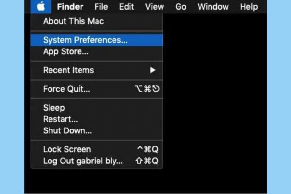 Cách tìm địa chỉ IP máy in từ System Preferences bước 1
