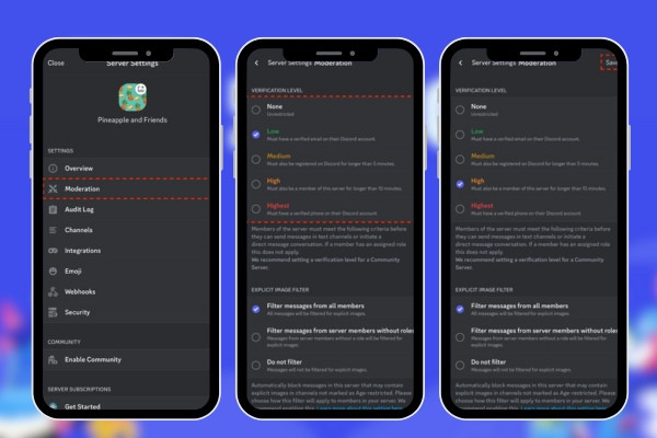 Cách xác minh Discord cấp độ cao trên điện thoại B3 Cách xác minh Discord cấp độ cao trên điện thoại B3