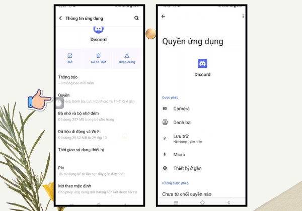 Cài đặt quyền truy cập&nbsp;B2