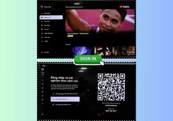 Chặn quảng cáo trên Tivi bằng cách nâng cấp Youtube thành tài khoản trả phí Youtube Premium bước 1 Chặn quảng cáo trên Tivi bằng cách nâng cấp Youtube thành tài khoản trả phí Youtube Premium bước 1