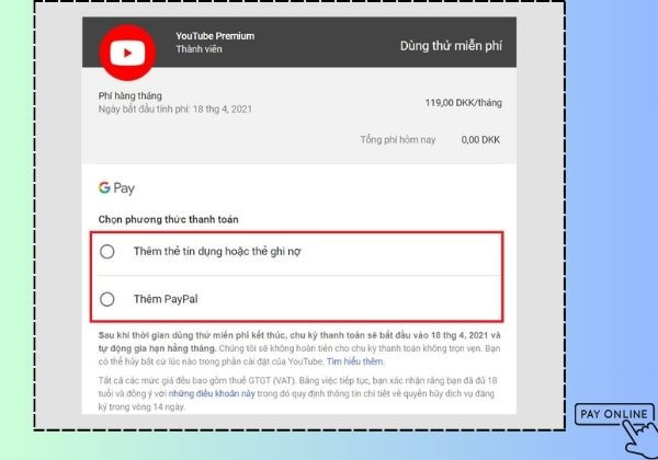 Chặn quảng cáo trên Tivi bằng cách nâng cấp Youtube thành tài khoản trả phí Youtube Premium bước 4 Chặn quảng cáo trên Tivi bằng cách nâng cấp Youtube thành tài khoản trả phí Youtube Premium bước 4