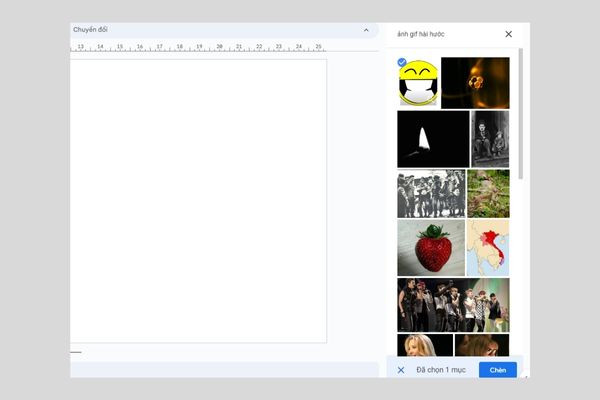 Chèn ảnh động trên Google Slides bằng tìm kiếm từ Web bước 2